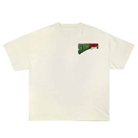 Turtle Race T-shirt Cream